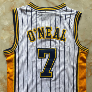 Готовый к отправке Jalen Rose темно-синий лучшее качество сшитый баскетбольный трикотаж - Product Image 6