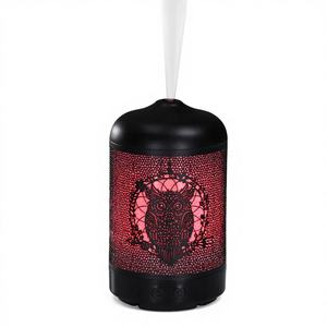 Diffuseur d'arômes Ty-168 Dome Owl noir 0,5 L, humidificateur ultrasonique avec veilleuse pour la maison - Product Image 2