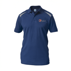 Polo bleu XS coupe classique à manches courtes pour le travail - Product Image 2