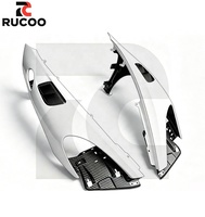 Guardabarros anchos GT4RS de carbono seco preimpregnado y de inyección de PP para Porsche 718 Cayman Boxster 981 982, piezas de repuesto directas de antiguo a nuevo