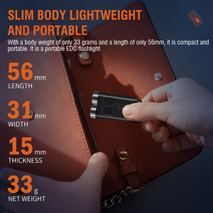 <span class=keywords><strong>Linterna</strong></span> Mini <span class=keywords><strong>Boruit</strong></span> V3 2024 Portátil de Alta Potencia, 900 Lúmenes, Tipo Llavero, Carga Rápida Tipo C, con Imán en la Parte Trasera - Product Image 4