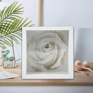 SOFINE Wholesale Home Decor Dry Flower <strong>3D</strong> <strong>Deep</strong> Wood <strong>Shadow</strong> Frame <strong>Box</strong> Bulk With Real Glass Display - Product Image 2