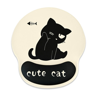 Tapis de souris en caoutchouc personnalisé avec logo de dessin animé imprimé, repose-poignet ergonomique, accessoires informatiques pour le bureau