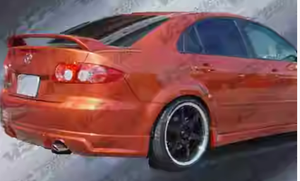 Kit de Carrocería Fuzion para Mazda 6 4 Puertas 2003-2007, Nuevo Parachoques de ABS, 4 Piezas con Aberturas para Escape Automático en Posición Delantera y Trasera - Product Image 2