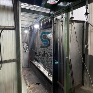 Beschichtungsanlage für Metall Lackier- & Flüssigspritzanlage Wasservorhang-Spritzkabine Trockenspritzkabine - Product Image 6