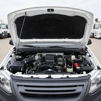 Camionnette légère d'occasion Sinotruk à cabine simple, châssis Euro 5, diesel, blanche, conduite à droite, boîte manuelle, écran tactile, sièges en cuir