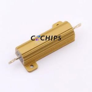 Resistencia de Tubo Cerámico con Carcasa de Aluminio RH05025R00FE02, Componente de Orificio Pasante (THT), Bobinado, 25 Ohmios, 1%, 50W - Product Image 1