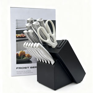 ชุดมีดครัวสแตนเลส 14 ชิ้น พรีเมียม ซาน เย่ หลาง มีดเชฟ มีดแล่เนื้อ ด้ามจับใช้ได้ทั้งสองมือ ใบมีดขัดเงา ด้ามไม้ - Product Image 6