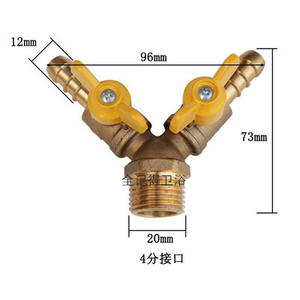 DN15 Four-Way Valves and Straight-Through Tees Internal/External Thread Connectors 3-Way/4-Way Plumbing Hoses Fittings - Product Image 4