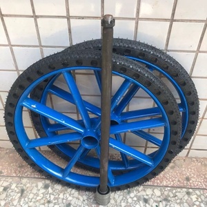 26-inch rắn bánh xe cao su khả năng chịu tải cao gia cố nan hoa cho ngựa toa xe tay xe đẩy-Sản phẩm kim loại mới - Product Image 6