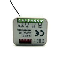 Interrupteur à distance sans fil universel 433 MHz, récepteur à 2 canaux et télécommande RF 433 MHz à 4 touches