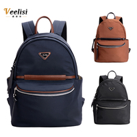 Sac à dos de luxe Gerannur pour femme, design tendance, durable, imperméable, fermeture éclair, polyester, 18L, pour affaires, voyages, sac à dos portable pour la journée