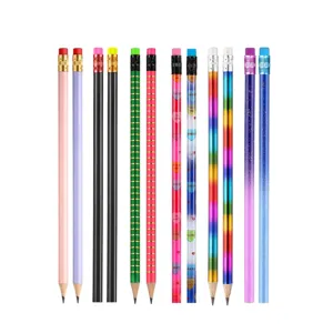 Factory Direct Standard #2 HB pencils with Eraser top Student Writing Pencil