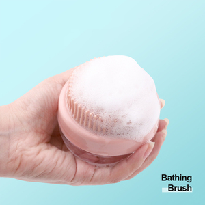 Lindo cepillo de baño de silicona suave para perros con champú de masaje para el cuidado de mascotas con dispensador de jabón y champú - Product Image 5