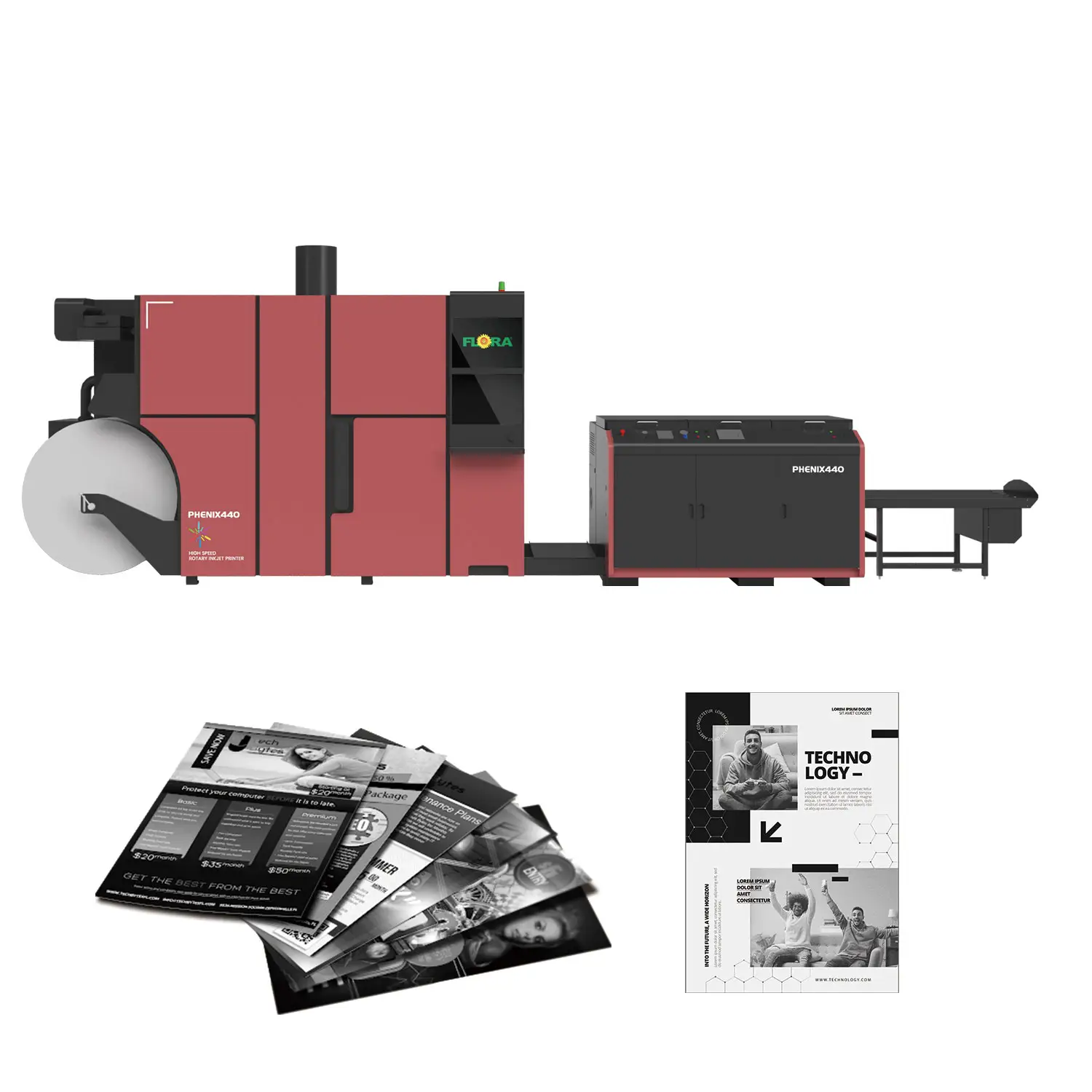 Flora B W 440mm幅Epson 3200 A4A3 Surecolorプリンターカスタムプリントマガジンブック印刷出版社用デジタル印刷機