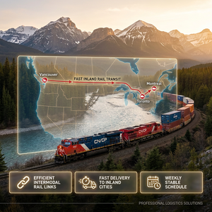 Spedizione Marittima Settimanale Veloce Cina-Canada 20GP 40GP 40HQ LCL+Express DDP Gestione Tasse Tariffa Fissa Agente Professionale con 12 Anni di Esperienza - Product Image 4