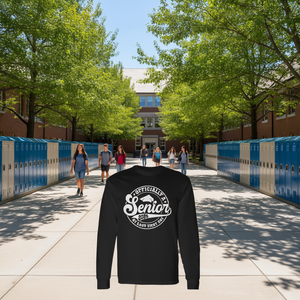 T-shirt à manches longues Senior 2026, My Last First Day Class Of 2026, Retour à l'école - Product Image 3