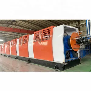 High Speed Skip Stranding Machine / Copper Wire Drawing Machine by independent AC motor