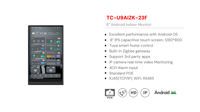 Panel de Control Inteligente Tuya de 8 Pulgadas con Zigbee Gateway, Pantalla Vertical, Sistema de Intercomunicación, Monitor Interior POE, Monitor de Cámara CCTV