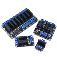 Module de relais à semi-conducteurs à déclenchement basse tension 1/2/4/8 canaux 5V/12V/24V AC 240V 2A