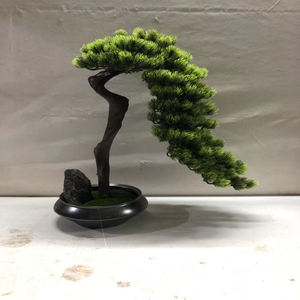 Árbol de Pino Artificial en Maceta, Bonsái Artificial sin Mantenimiento para Decoración de Interiores y Exteriores - Product Image 1