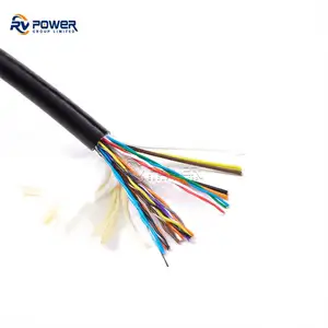 4 cores 13 14 AWG Power Cable and 4 pairs twisted shielding Signal wire Underwater Hybrid Cable