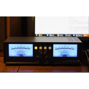 Tùy Chỉnh VU2-D/L LED Phiên Bản/Bóng Đèn Phiên Bản Mic + Dòng Kép Vu Meter Âm Thanh Splitter Hộp 4-Cách Chuyển Đổi Âm Thanh Chỉ Số Mức Độ - Product Image 2