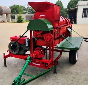 Machine à battre le blé, modèle domestique, fonctionnement manuel, économie de main-d'œuvre, légère et facile à utiliser, sans impuretés lors du battage - Product Image 2