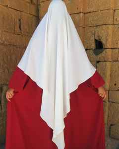 Middle East Dubai Solid Color Bandana Premium Jersey <b>Khimar</b> Wholesale Plain Color Breathable Tie Back Styles <b>Khimar</b> Jilbab - Product Image 4