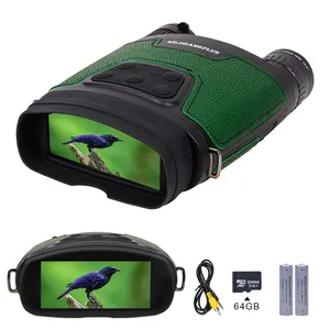 IR NVG Nachtsichtgerat Gafas de visión nocturna Binocular con cámara Altavoz de grabación de voz