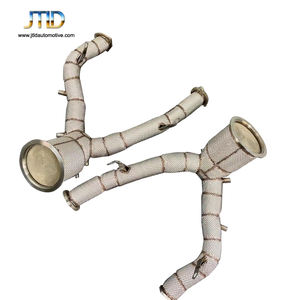 JTLD-protector térmico de alto flujo para escape de carreras, tubos de bajada Catted para <span class=keywords><strong>Audi</strong></span> <span class=keywords><strong>A7</strong></span> C8 3,0 - Product Image 2