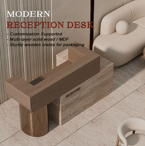 Mostrador de Recepción de Lujo <span class=keywords><strong>para</strong></span> Hospitales, Hoteles, Estudios de Yoga, Salones de Belleza y Clínicas Dentales - Product Image 2