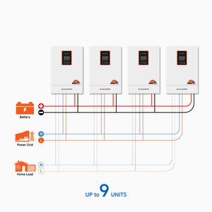 Inversor <span class=keywords><strong>Solar</strong></span> Híbrido KEVOLT EU 48V MPPT de 6kW con Onda Sinusoidal Pura Powmr para Sistemas de Energía <span class=keywords><strong>Solar</strong></span> - Product Image 4