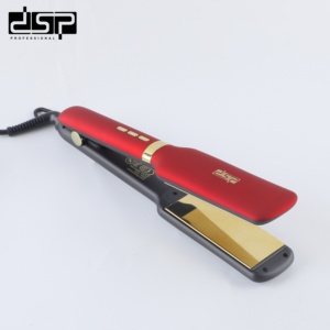 <span class=keywords><strong>Lisseur</strong></span> de <span class=keywords><strong>cheveux</strong></span> en titane DSP - 9 réglages de température, chauffe rapidement en 70 secondes jusqu'à 990 ℉ , 360 °   Cordon et boucle de suspension, bon marché et idéal pour un usage domestique - Product Image 4