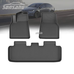 Tapis de sol TPE sur mesure et imperméables pour Tesla <span class=keywords><strong>Model</strong></span> 3/Y, Ford Ranger, BMW Série 5 et Série 7 - Ensemble complet - Product Image 1