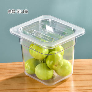 Venta al por mayor, contenedor de almacenamiento de alimentos de plástico seguro para congelador con tapa Cambro, organizador de almacenamiento de alimentos secos para Cocina - Product Image 3