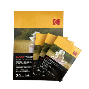 Haute brillance enduit jet d'encre impression Photo <span class=keywords><strong>A4</strong></span> taille 20-50Sheets 180Gsm poids personnalisé papier Photo blanc pour l'impression numérique - Product Image 1