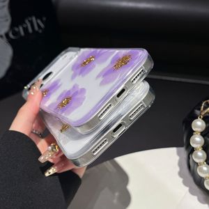 Funda Elegante con Diseño Floral para iPhone 17, Transparente con Pegamento, para iPhone 15, 16, 17 Pro Max - Product Image 5