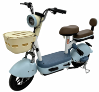 Vélo Électrique de Ville pour Adultes, Vente en Gros Usine, 350W 48V, Batterie au Plomb, Cadre en Acier à Haute Teneur en Carbone, Autonomie 55-65km, Deux Roues