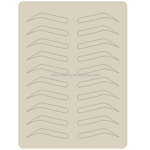 <span class=keywords><strong>Maquillaje</strong></span> permanente, microblading, en blanco, práctica sin tinta, látex, para práctica de tatuaje de cejas - Product Image 5