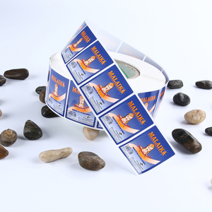 Giấy in ấn mỹ phẩm nhãn chai nhãn dán OEM nhãn hiệu riêng các nhà sản xuất không thấm nước tùy chỉnh dính Sticker Vàng Vinyl licai - Product Image 1