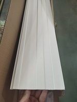 Plinthe murale moderne en PVC/PS écologique, imperméable, apprêtée blanche, pour villas et hôtels