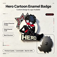 Badge de revers en alliage de zinc plaqué or, émail souple personnalisé de qualité supérieure, certifié ISO, pour cadeaux promotionnels en gros
