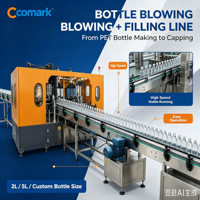 Machine de remplissage haute sécurité 20 litres 500 BPH pour bouteilles d'eau potable, machine de remplissage 3 en 1 pour l'industrie des boissons