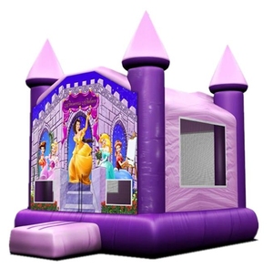 Château gonflable de qualité commerciale avec impression de logo gonflable |   Équipement de jeu de parc d'attractions Château gonflable Princesse - Product Image 3