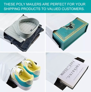 Chất lượng cao cấp 2 mil mạnh mẽ chống rách chuyển phát nhanh túi nhựa tùy chỉnh độ dày vật liệu poly cho thương mại điện tử - Product Image 5