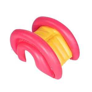 <span class=keywords><strong>Piscina</strong></span> de salpicaduras inflable con tema de caramelo personalizado para niños, centro de juegos pequeño y redondo de PE y PVC con tobogán de agua extraíble - Product Image 2