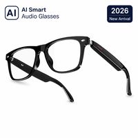 Gafas Inteligentes con IA de Última Generación 2026, Control por Gestos, Llamadas de Audio HD, Gafas Inteligentes E13 con Carga Magnética