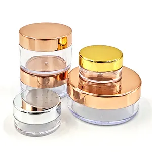 Vòng Sifter Nhựa Jar Rỗng Sifter Lỏng Bột Jar Lỏng Bột Container Và Puff - Product Image 1