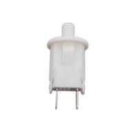 Sakelar Tombol Tekan Pintu Kulkas 2 Pin 2A 125VAC 1A 250VAC Momentary OFF-(ON) IP41